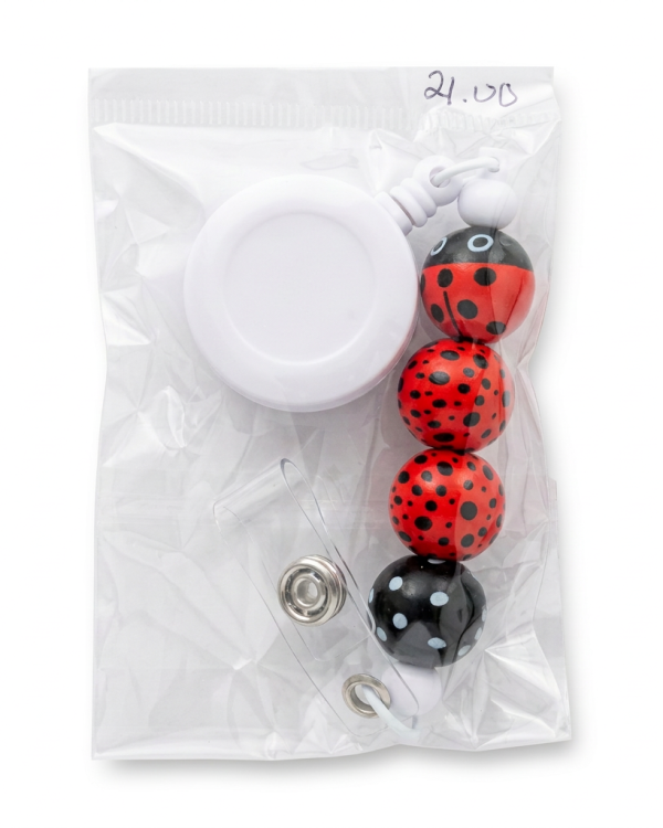 Ladybug Badge Holder