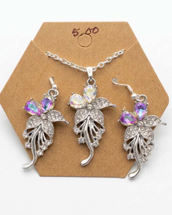 Crystal Bloom Jewelry Set