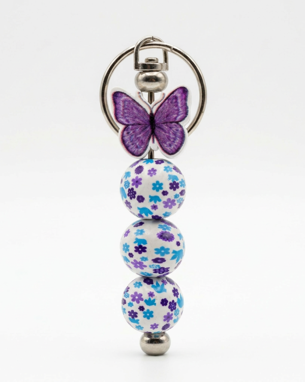 Butterfly Garden Keychain