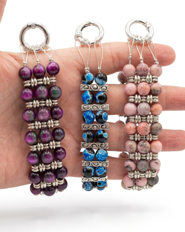 Ocean Agate Phone Chain